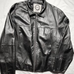 Men’s Julian Black lamb skin leather jacket